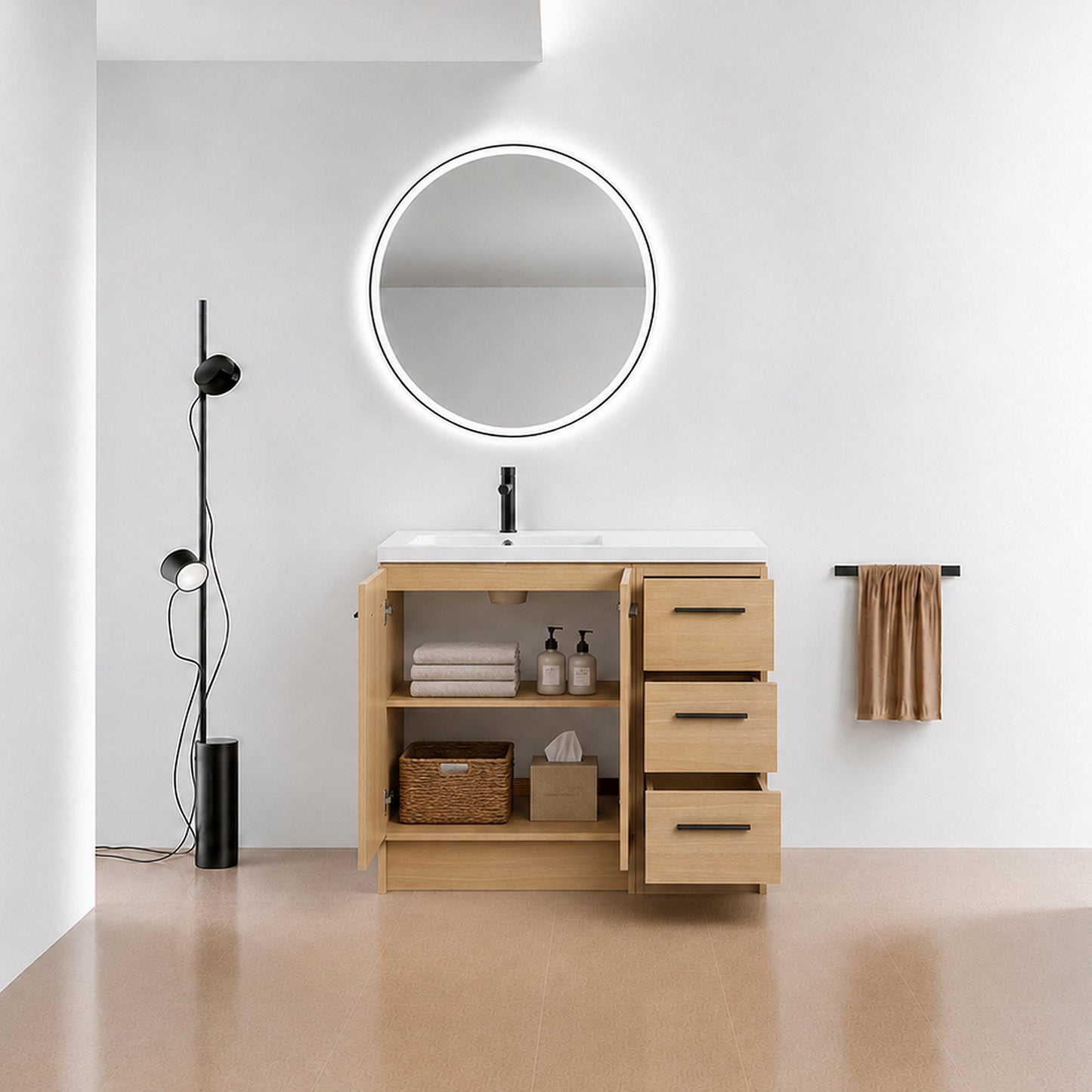 Module 36" Freestanding Vanity with Doors & Drawers (RTA)