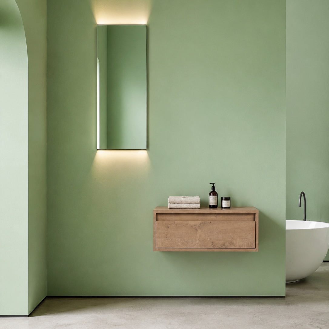 Cube Bathroom Cabinet— Mix & Match Wall-Mounted Vanities, Side Cabinets & Top Cabinets (RTA)