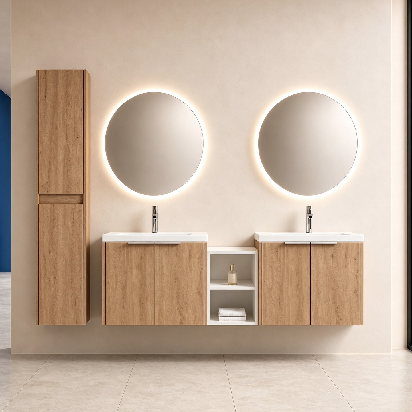 Unitas 60"/72"/84" Floating Vanity Set (RTA)
