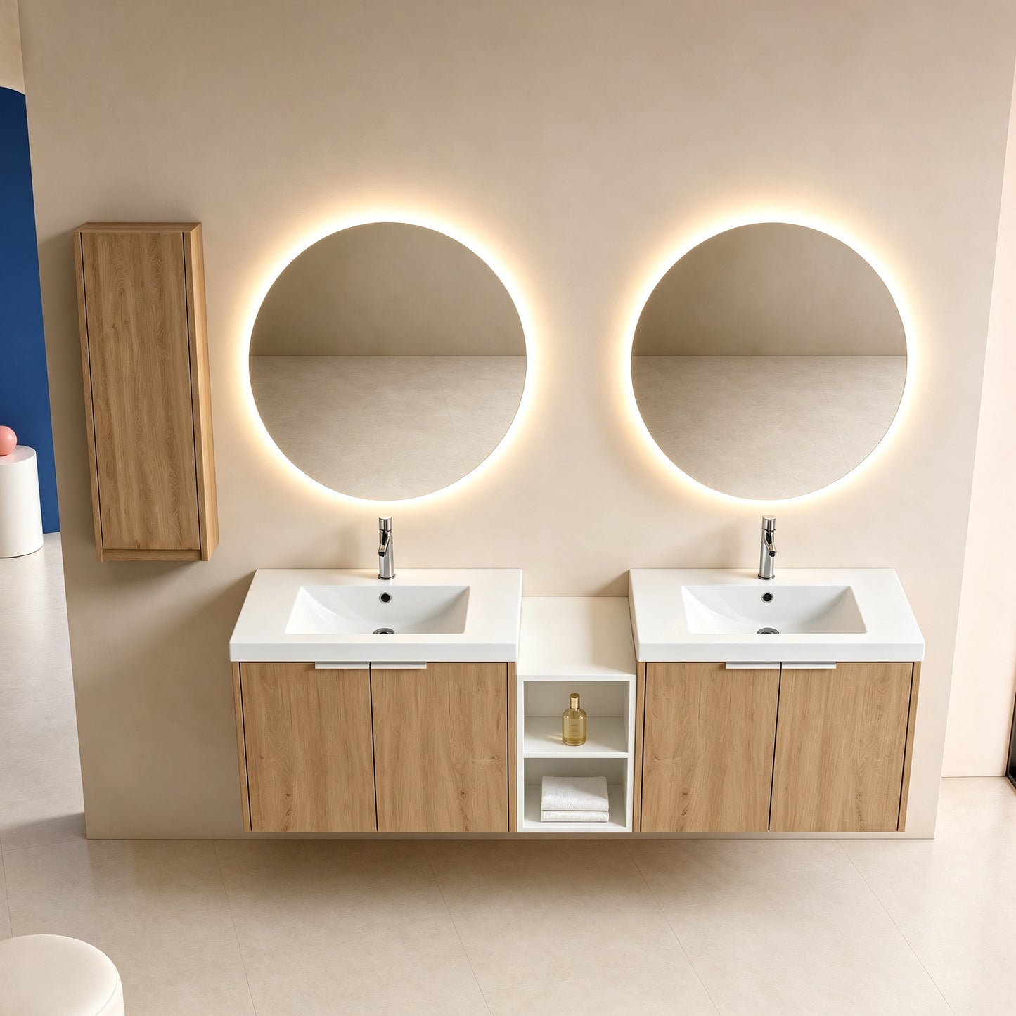 Unitas 60"/72"/84" Floating Vanity Set (RTA)