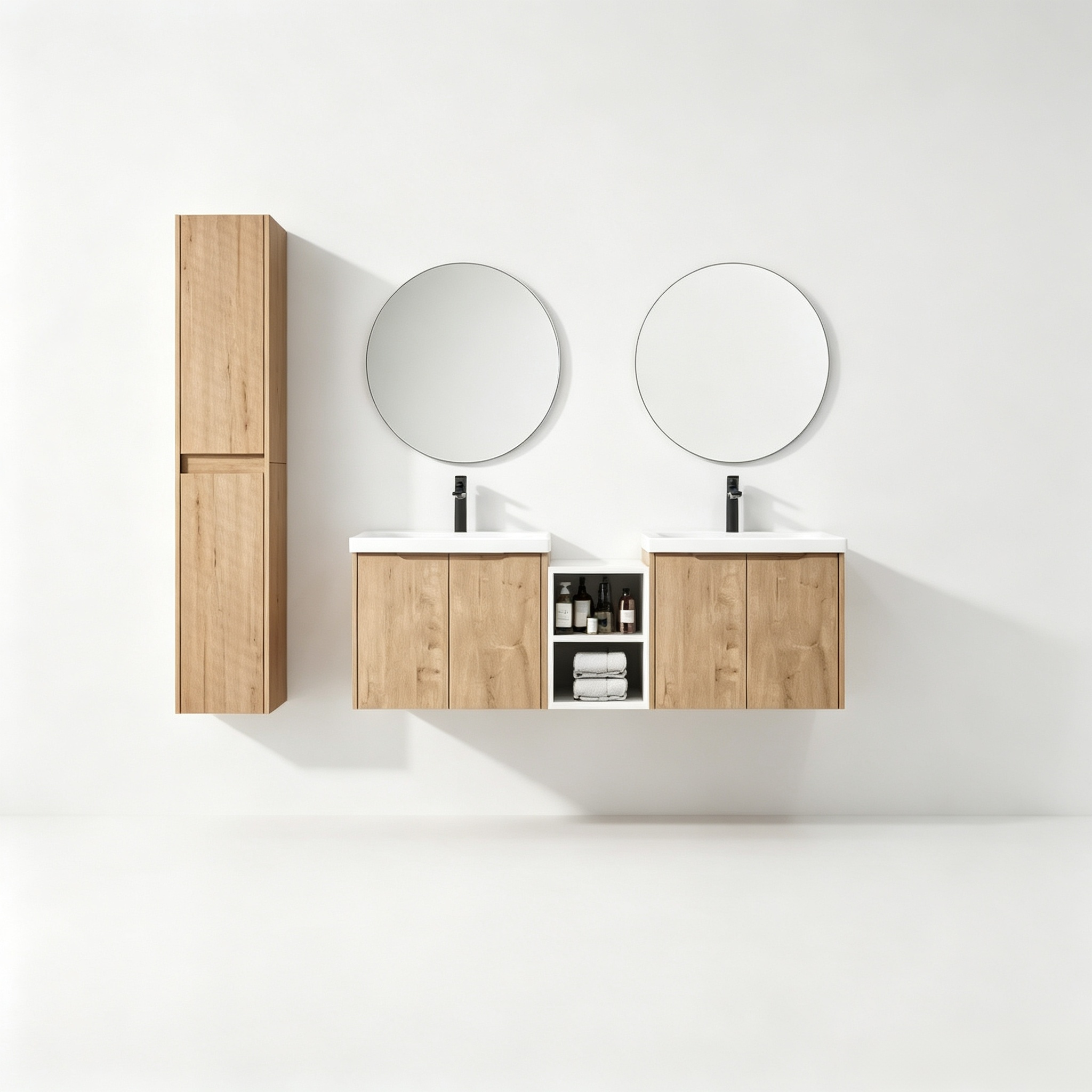 Unitas 60"/72"/84" Floating Vanity Set (RTA)