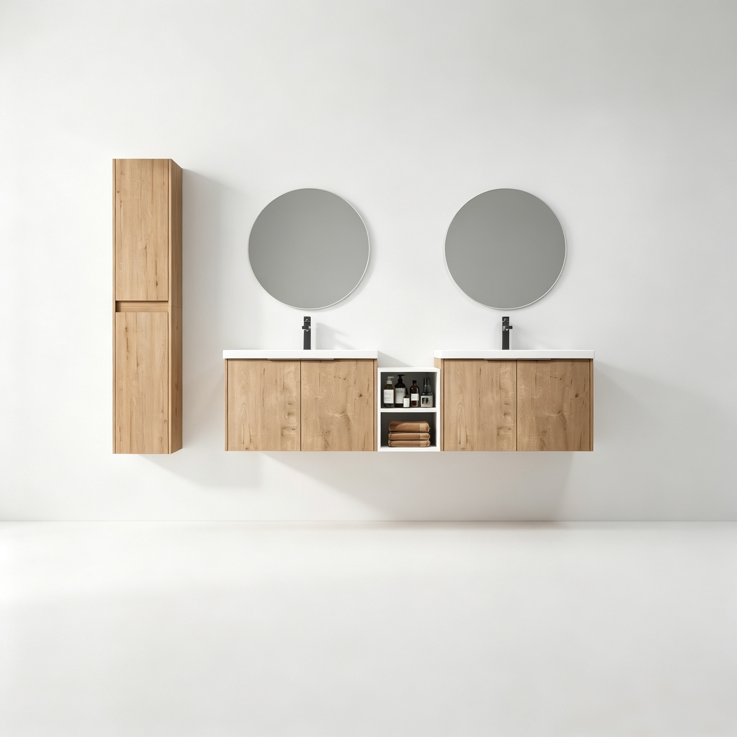 Unitas 60"/72"/84" Floating Vanity Set (RTA)