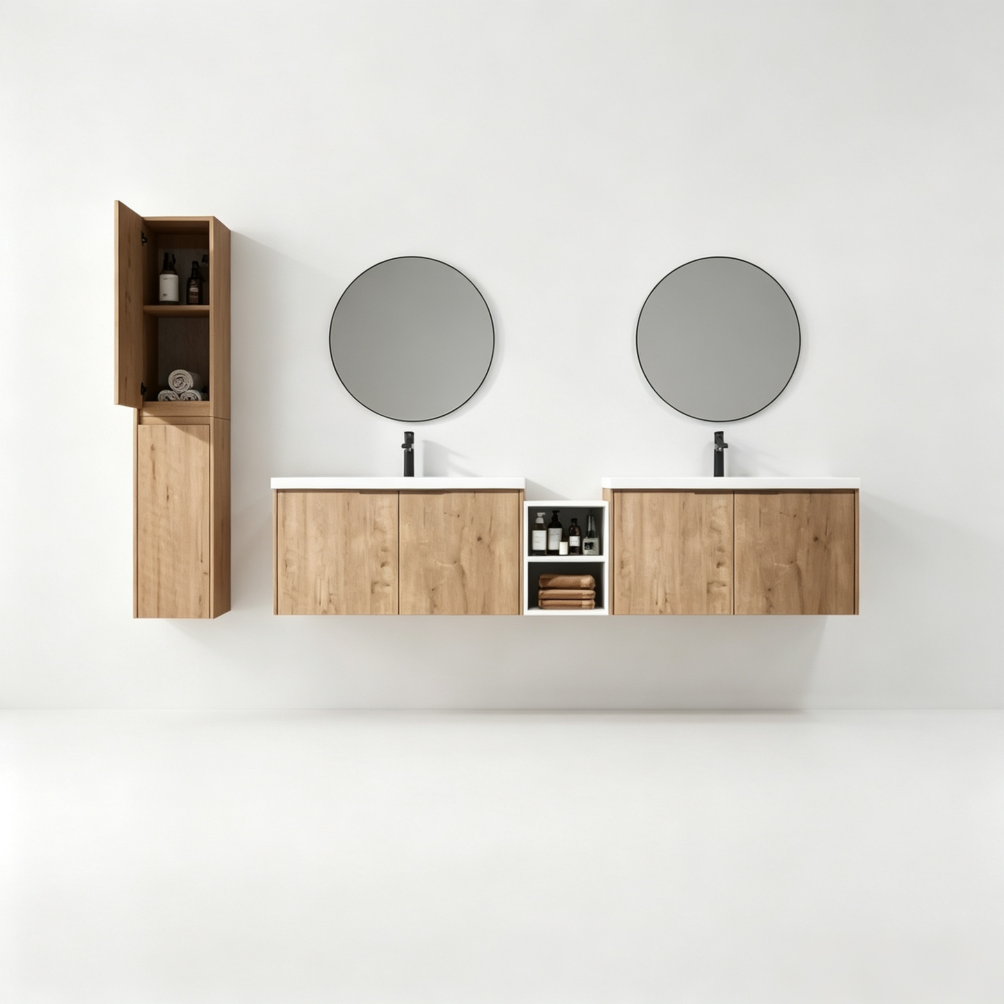 Unitas 60"/72"/84" Floating Vanity Set (RTA)