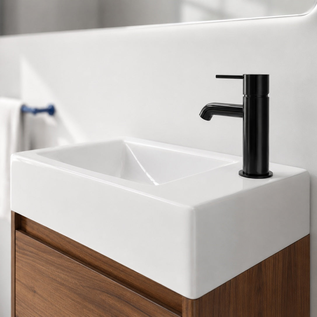 Narrow 18" Freestanding Vanity (Assembled)