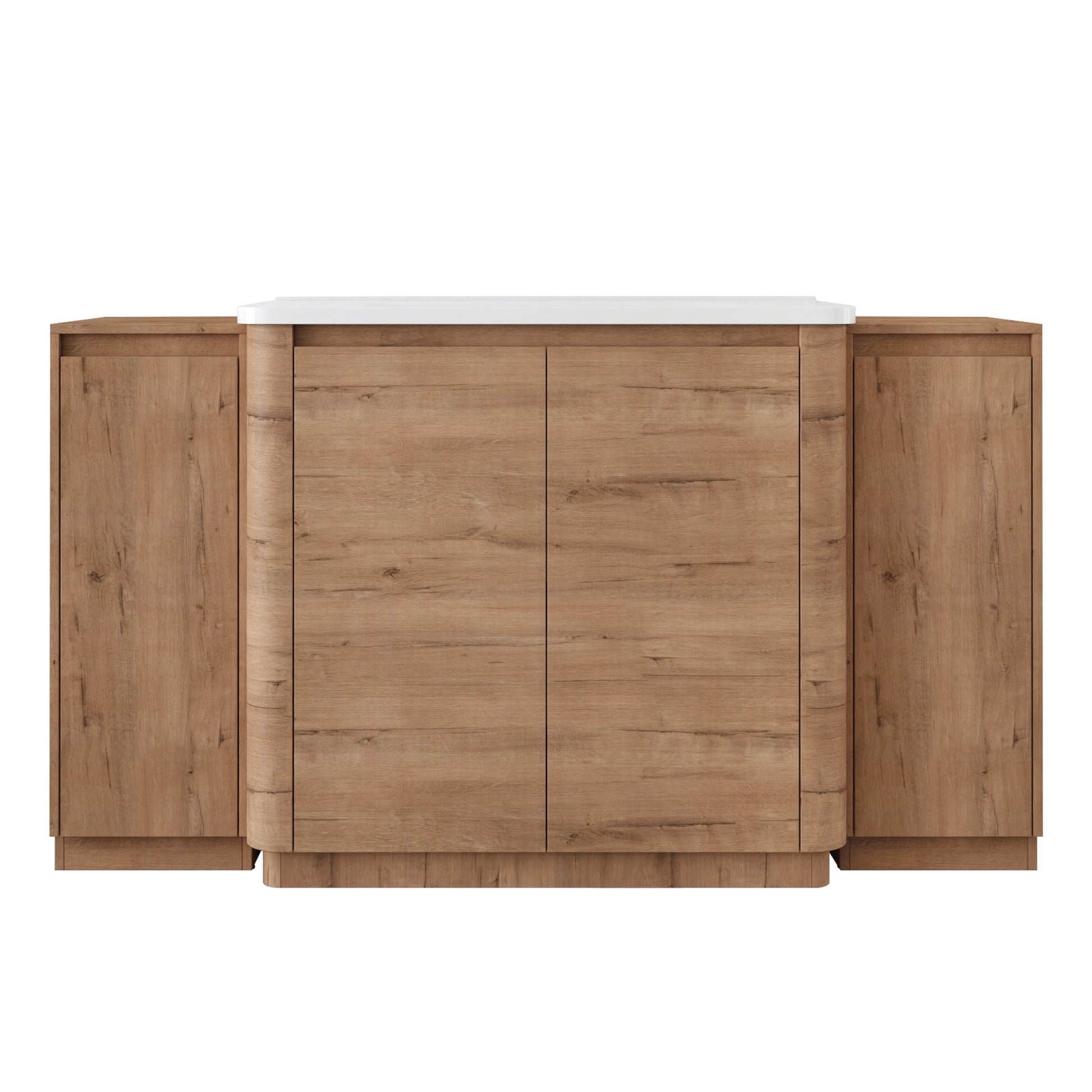 Pebble 60" Freestanding Vanity (RTA)