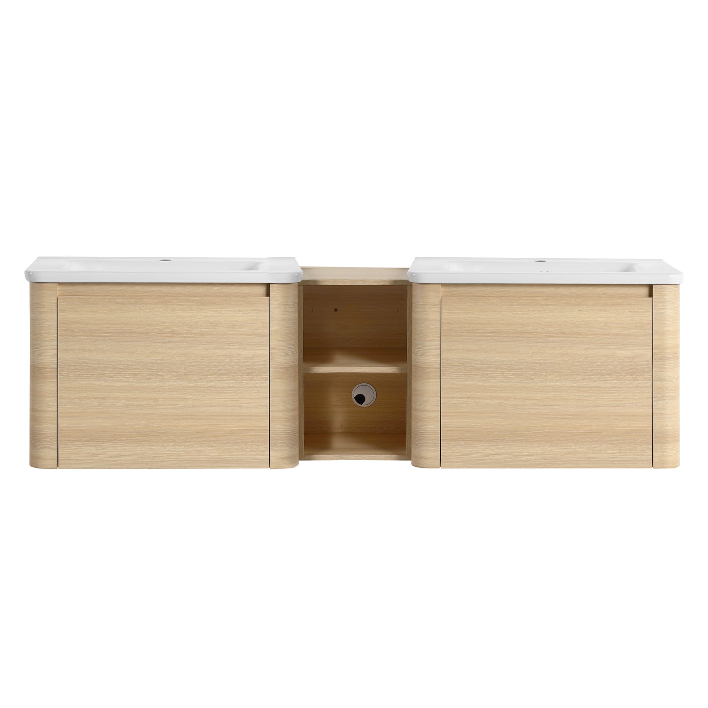 Curvo 24"/28"/36"/40"/60"/68" Floating Vanity (RTA)