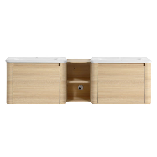 Curvo 24"/28"/36"/40"/60"/68" Floating Vanity (RTA)