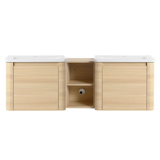 Curvo 24"/28"/36"/40"/60"/68" Floating Vanity (RTA)