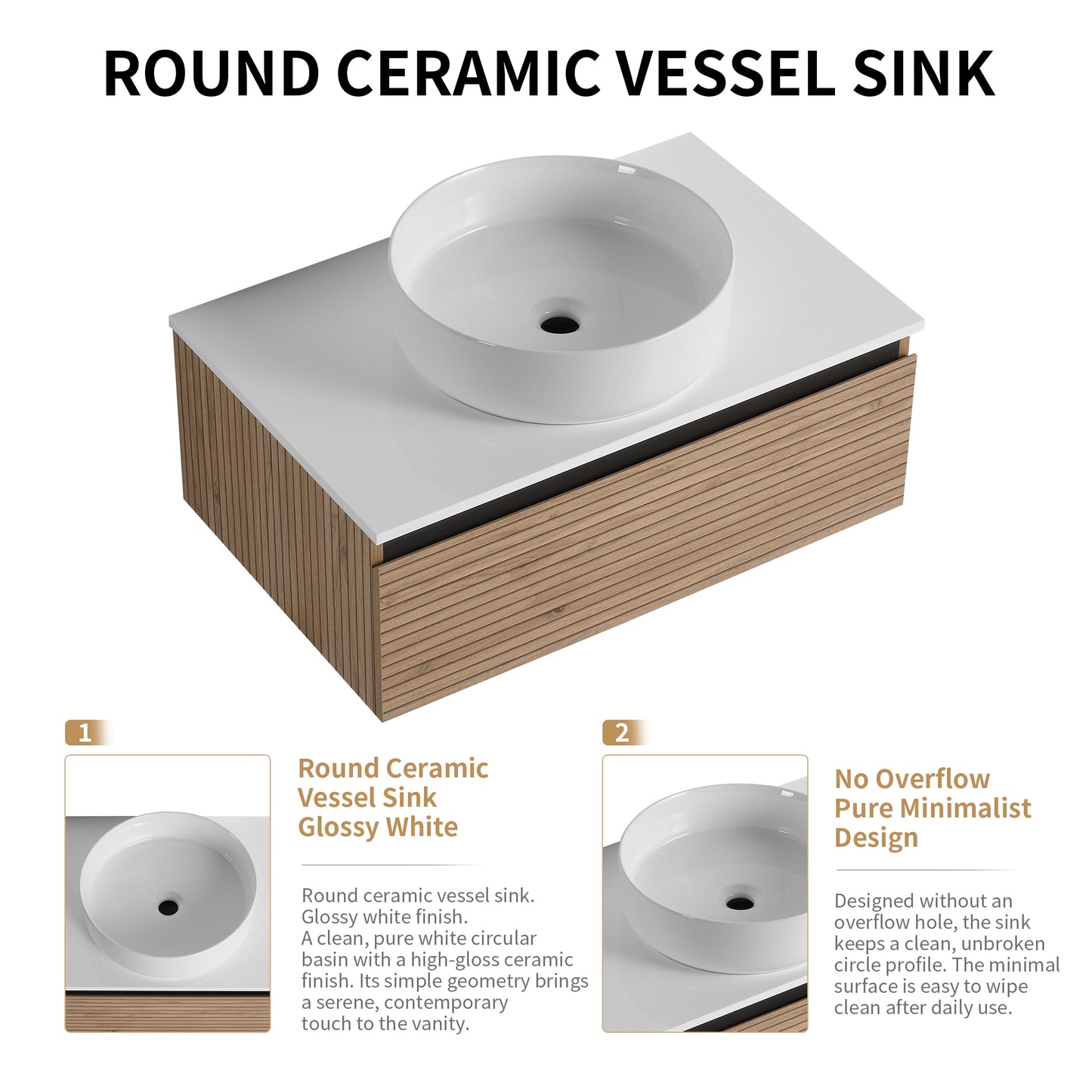 Stria 30" Floating Vanity (RTA)