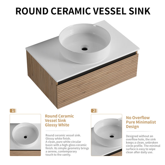 Stria 30" Floating Vanity (RTA)