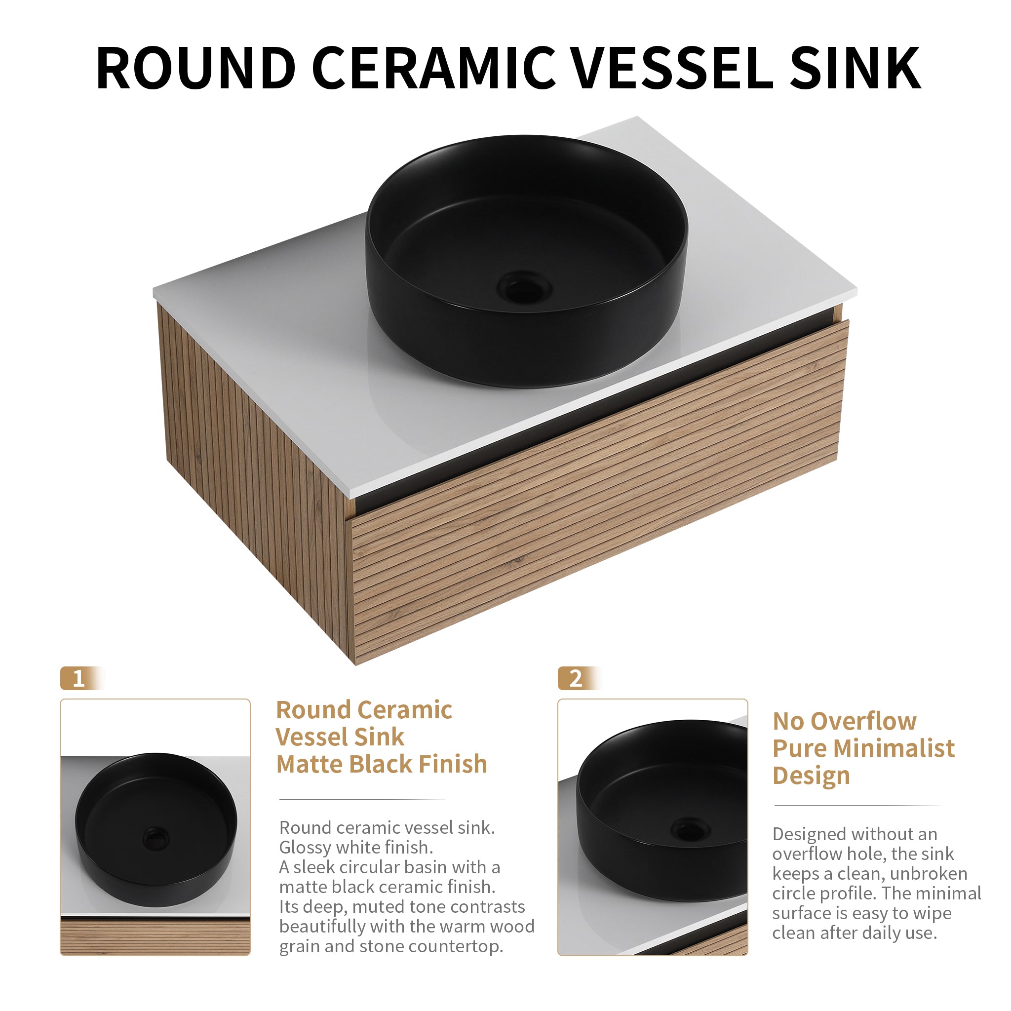 Stria 30" Floating Vanity (RTA)