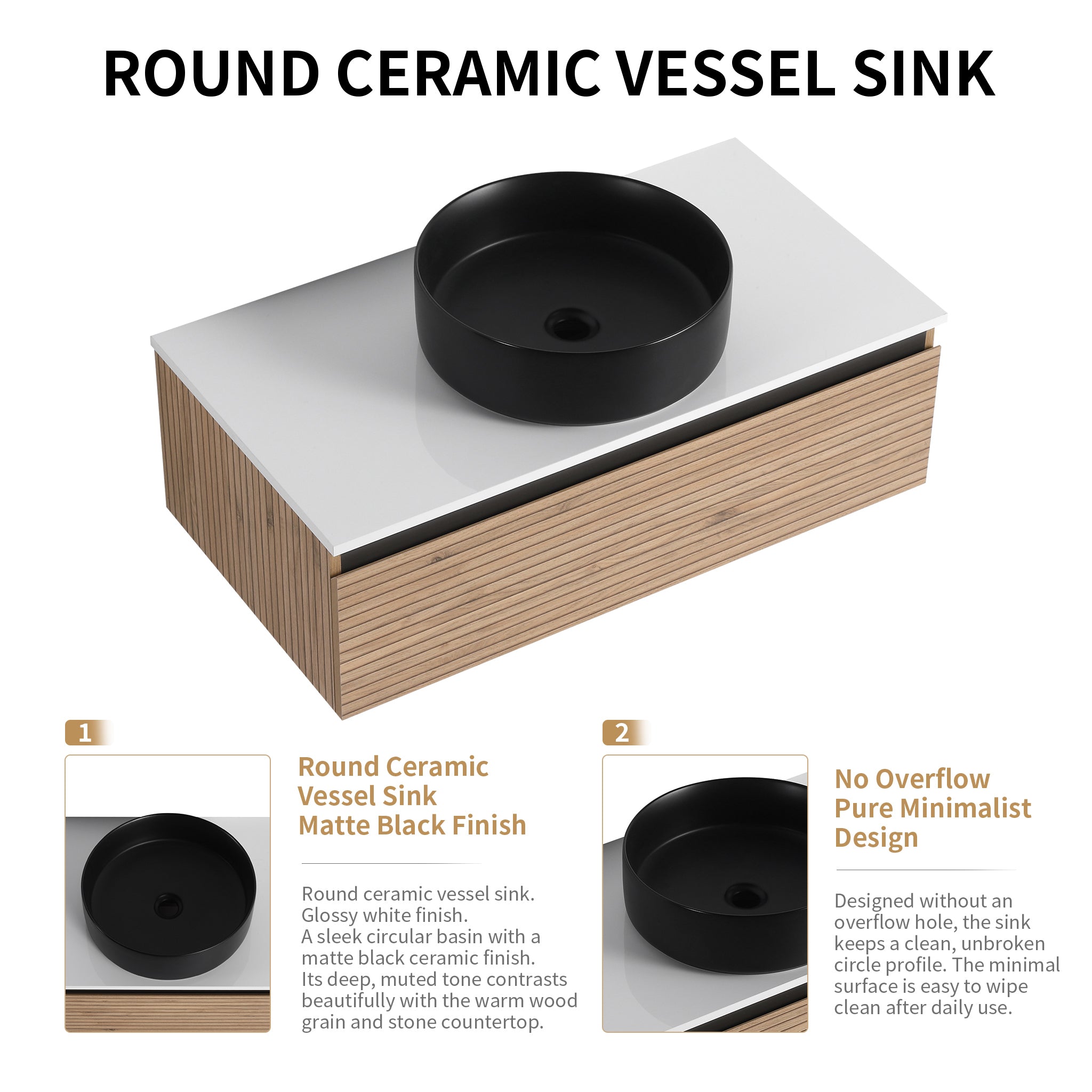 Stria 36" Floating Vanity (RTA)