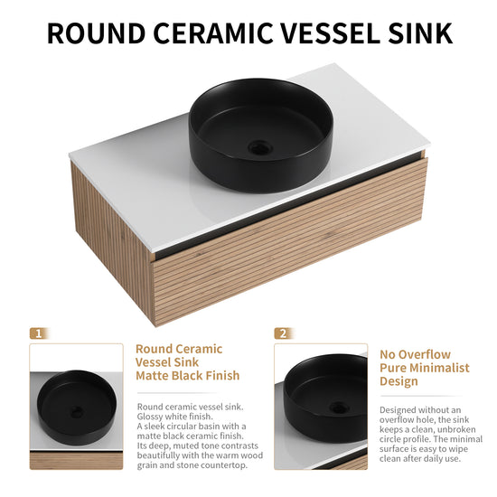 Stria 36" Floating Vanity (RTA)