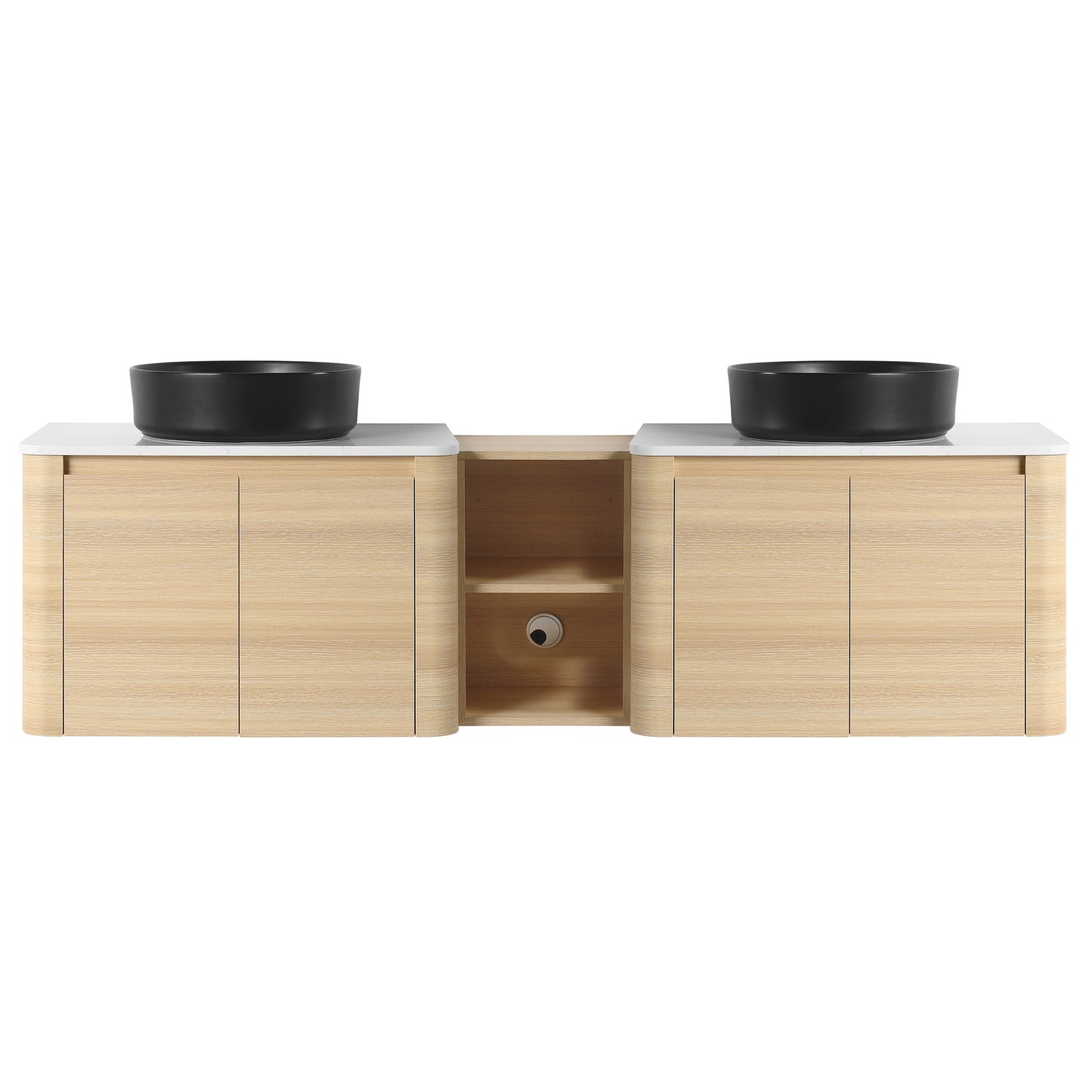 Curvo 30"/42"/54"/72" Floating Vanity (RTA)