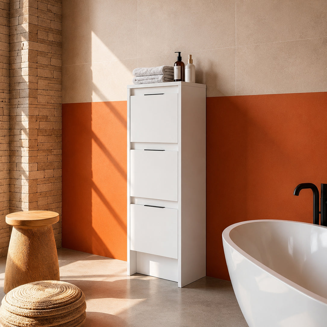 Cube 12" Freestanding Bathroom Storage Cabinet (RTA)
