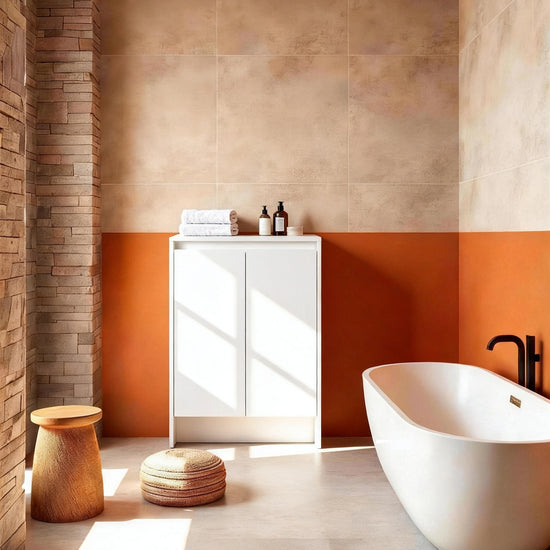 Cube 24" Freestanding Bathroom Storage Cabinet (RTA)