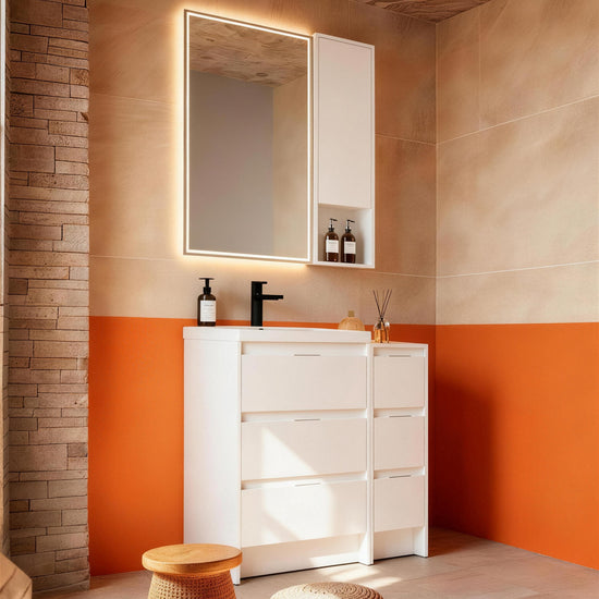 Cube 36" Freestanding Vanity Set (RTA)