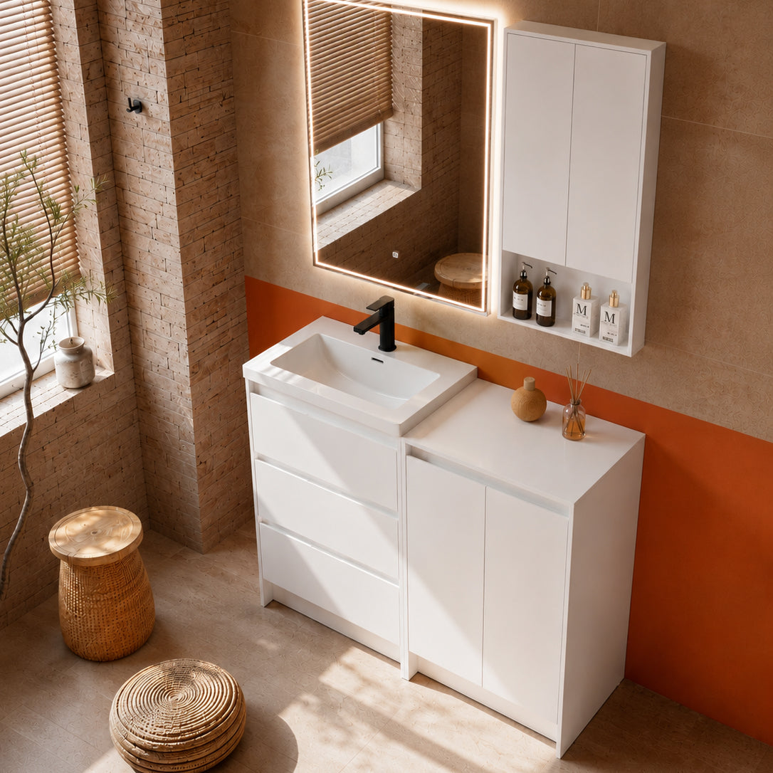Cube 48" Freestanding Vanity Set (RTA)