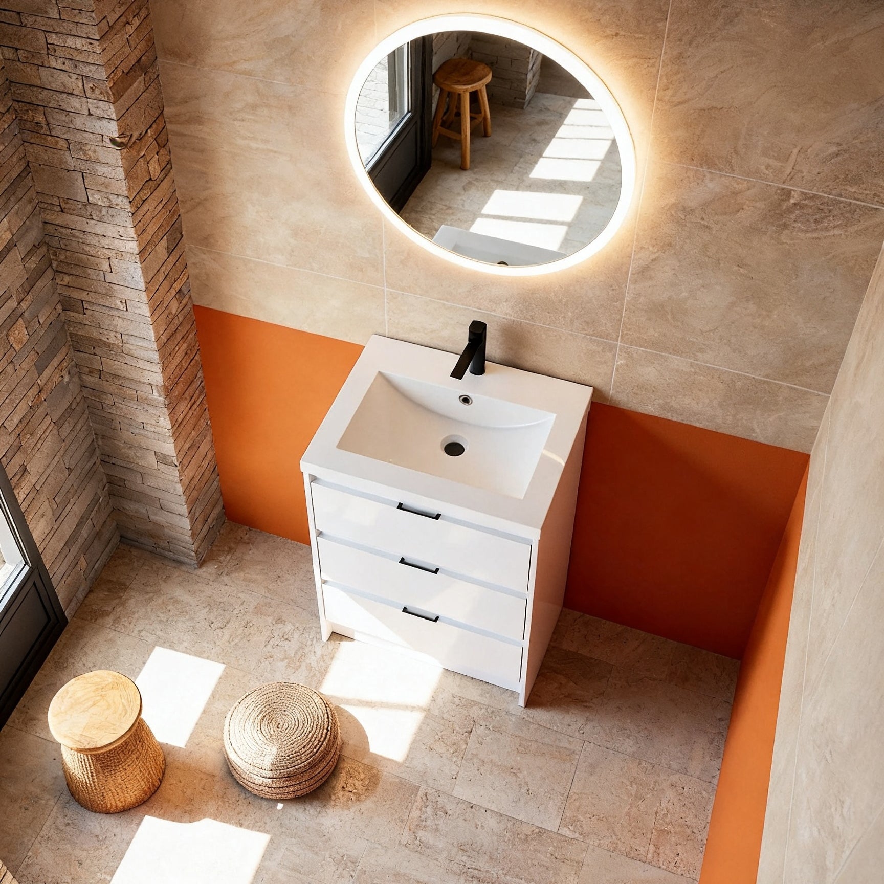 Cube 24" Freestanding Vanity (RTA)
