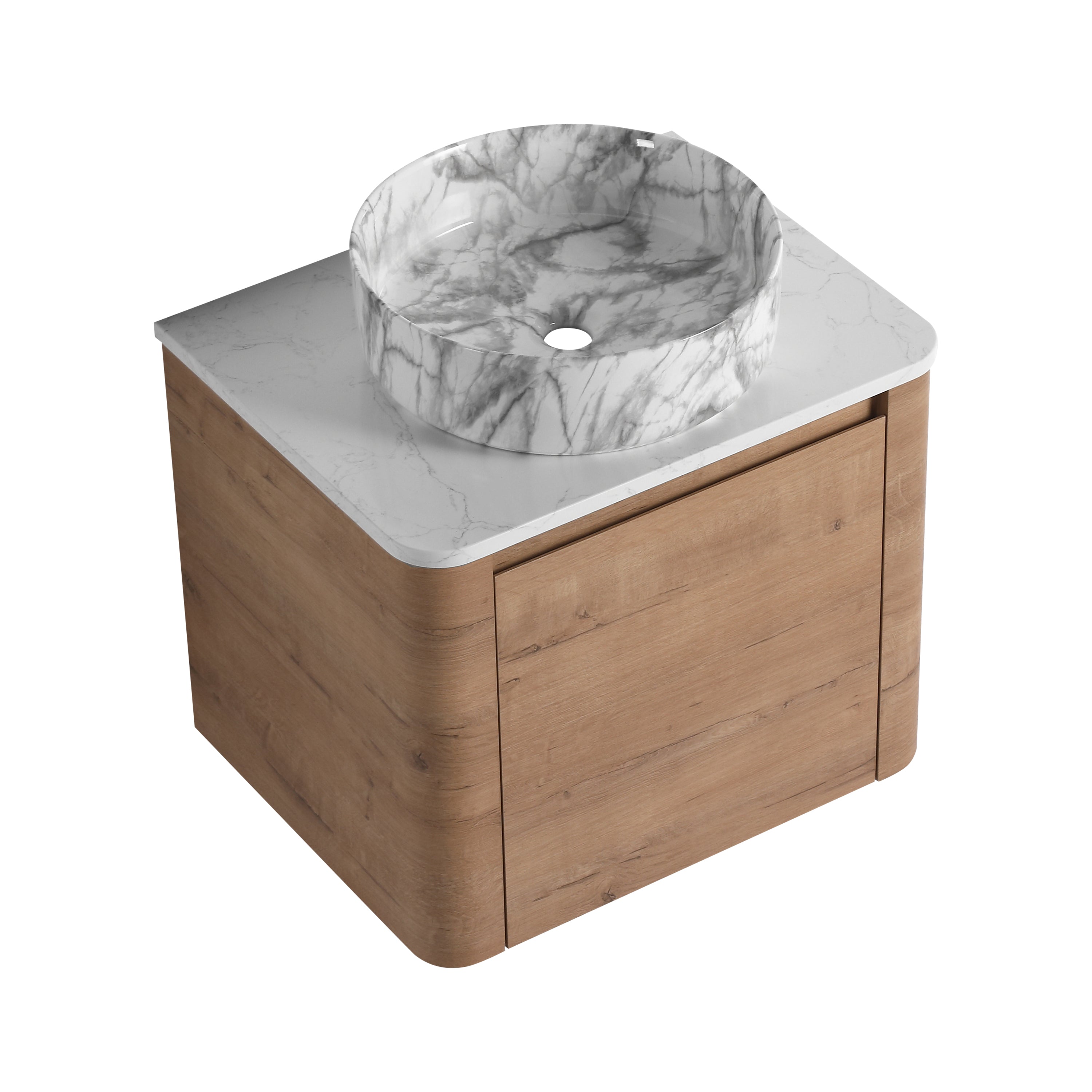 Curvo 24"/36"/48"/60" Floating Vanity (RTA)