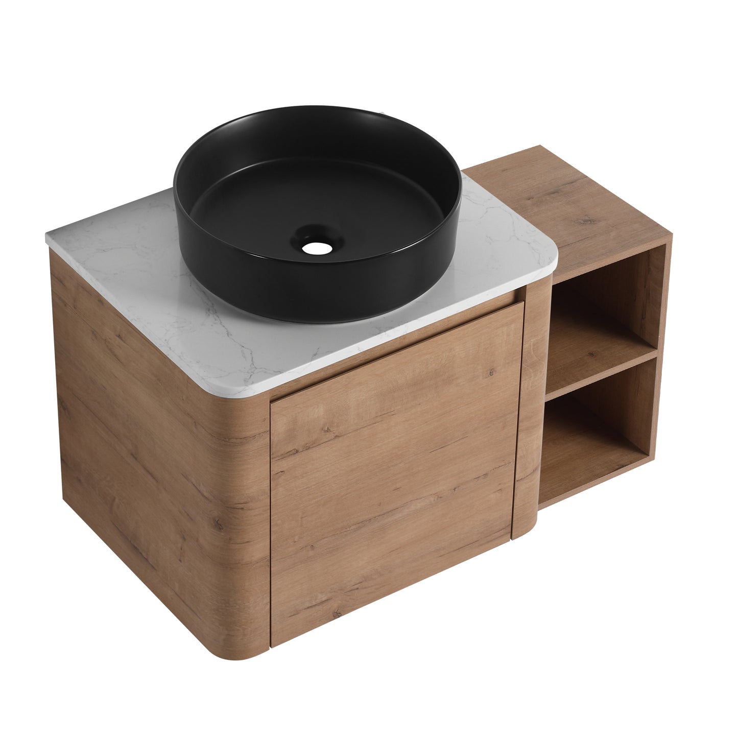 Curvo 24"/36"/48"/60" Floating Vanity (RTA)