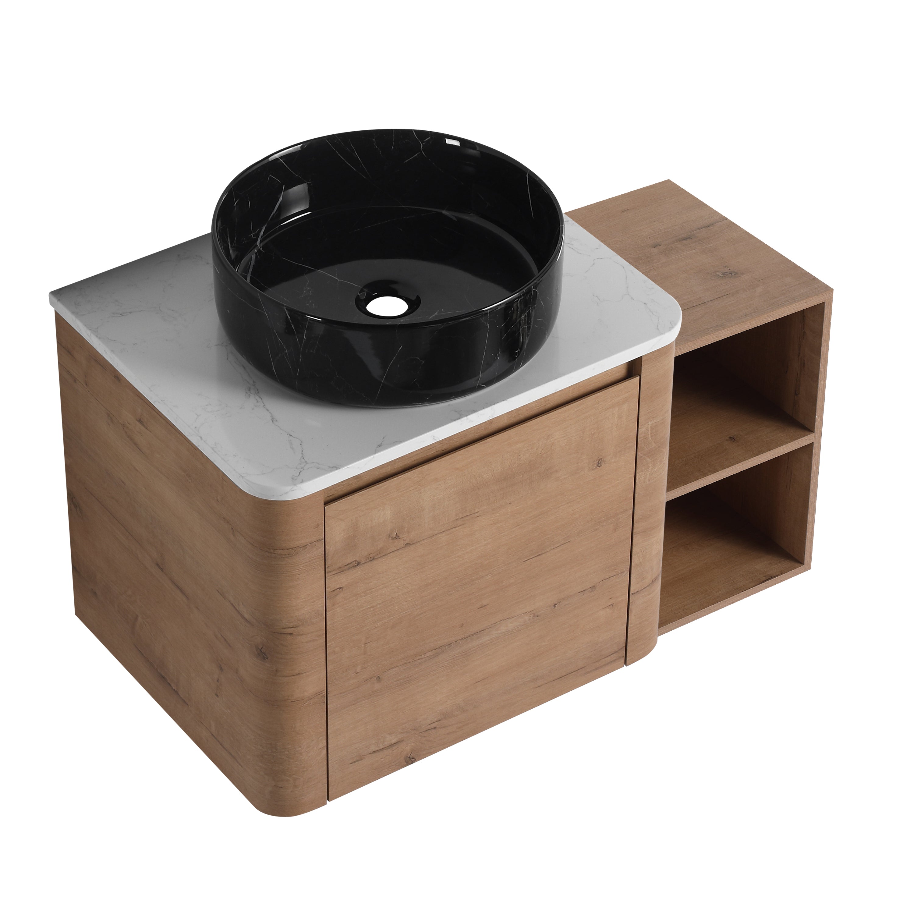 Curvo 24"/36"/48"/60" Floating Vanity (RTA)