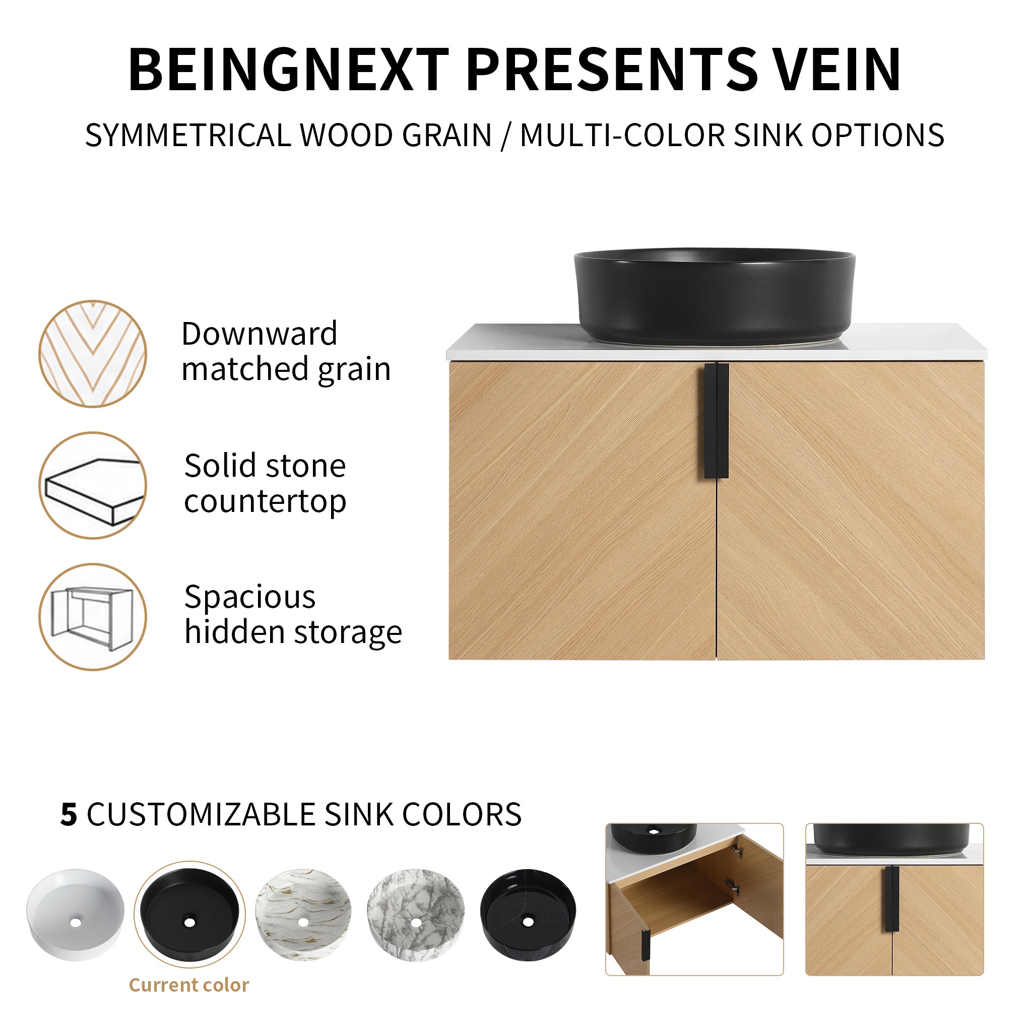 Vein 30" Floating Vanity (RTA)