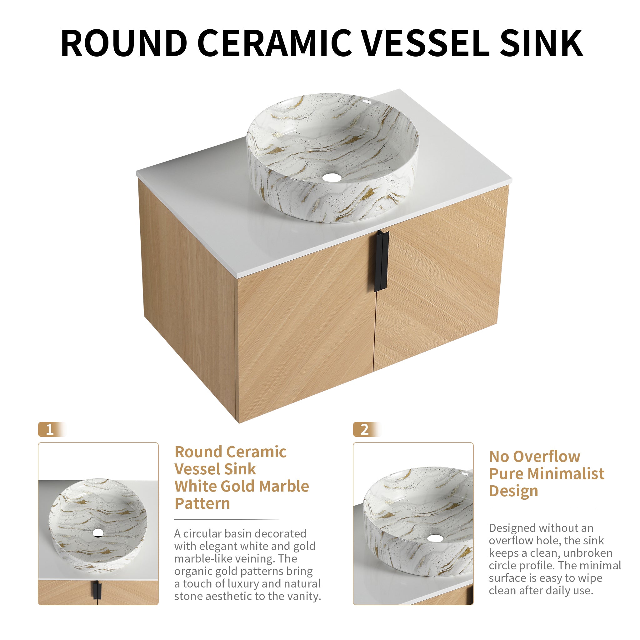 Vein 30" Floating Vanity (RTA)