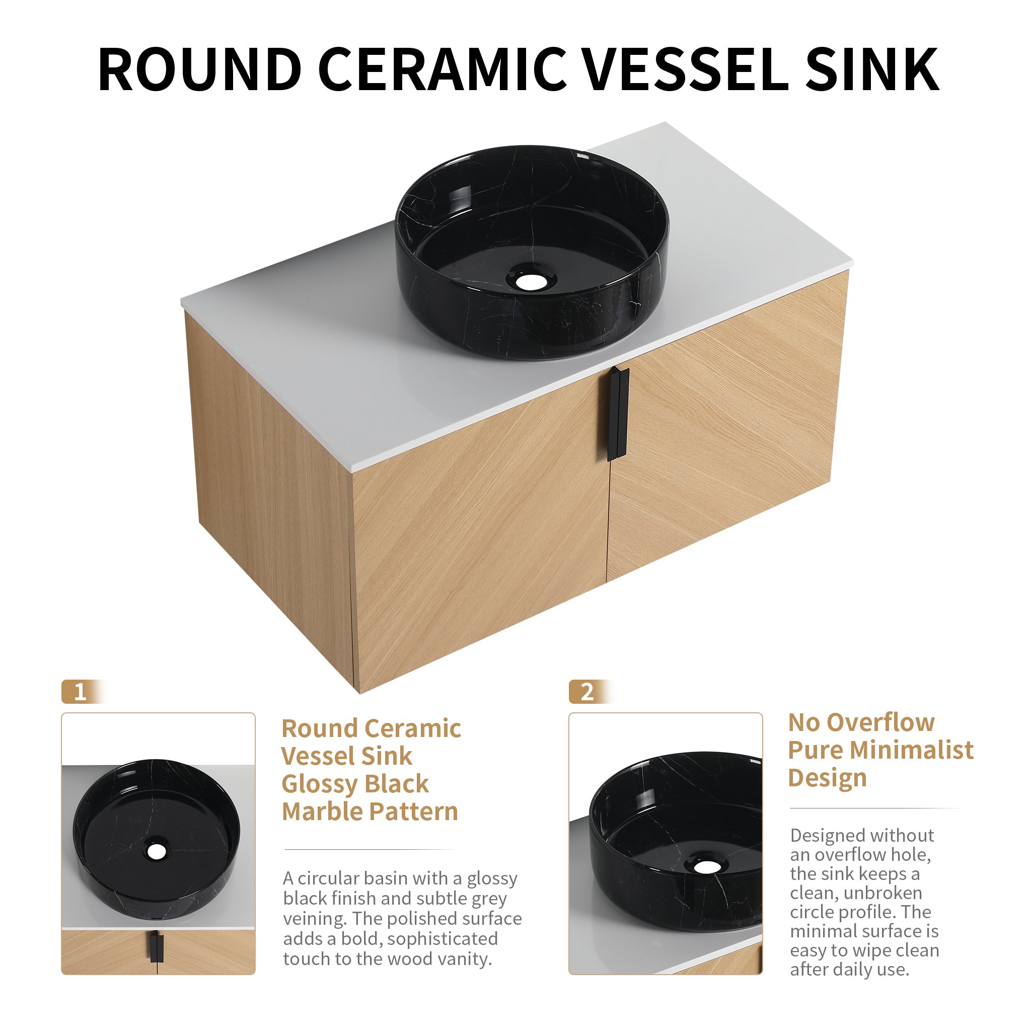 Vein 36" Floating Vanity (RTA)