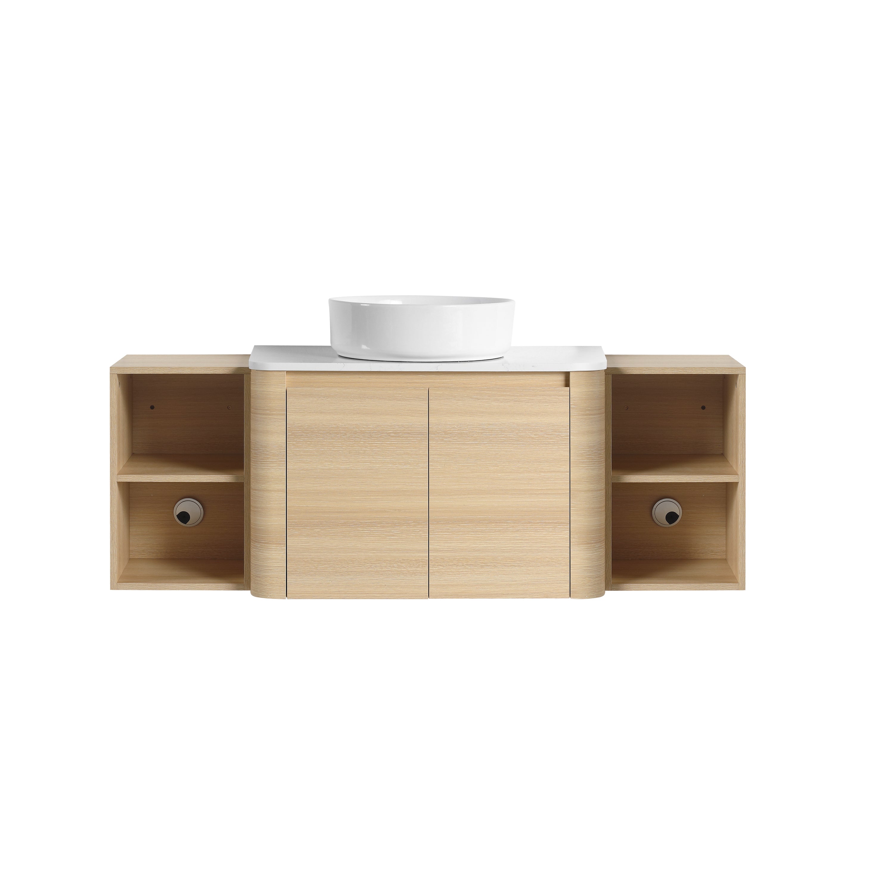 Curvo 30"/42"/54"/72" Floating Vanity (RTA)