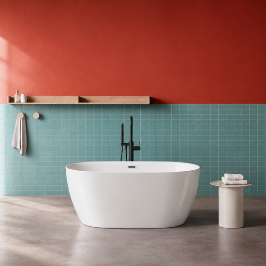 47" Acrylic Freestanding Bathtub