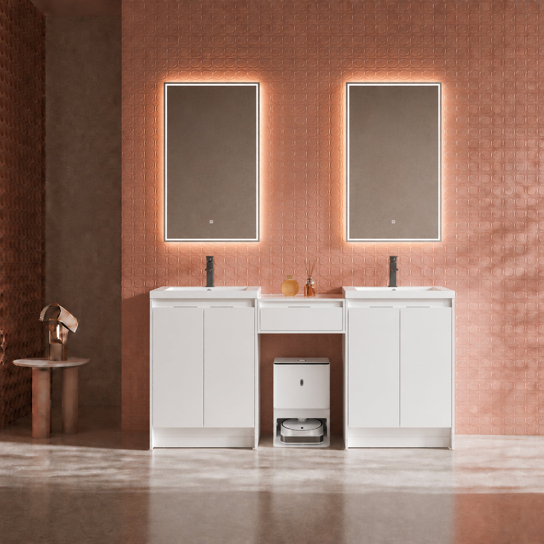 Cube 72" Freestanding Vanity (RTA)