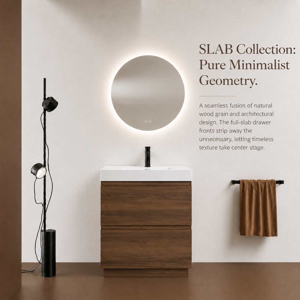 SLAB 24"/30" Freestanding Vanity (RTA)