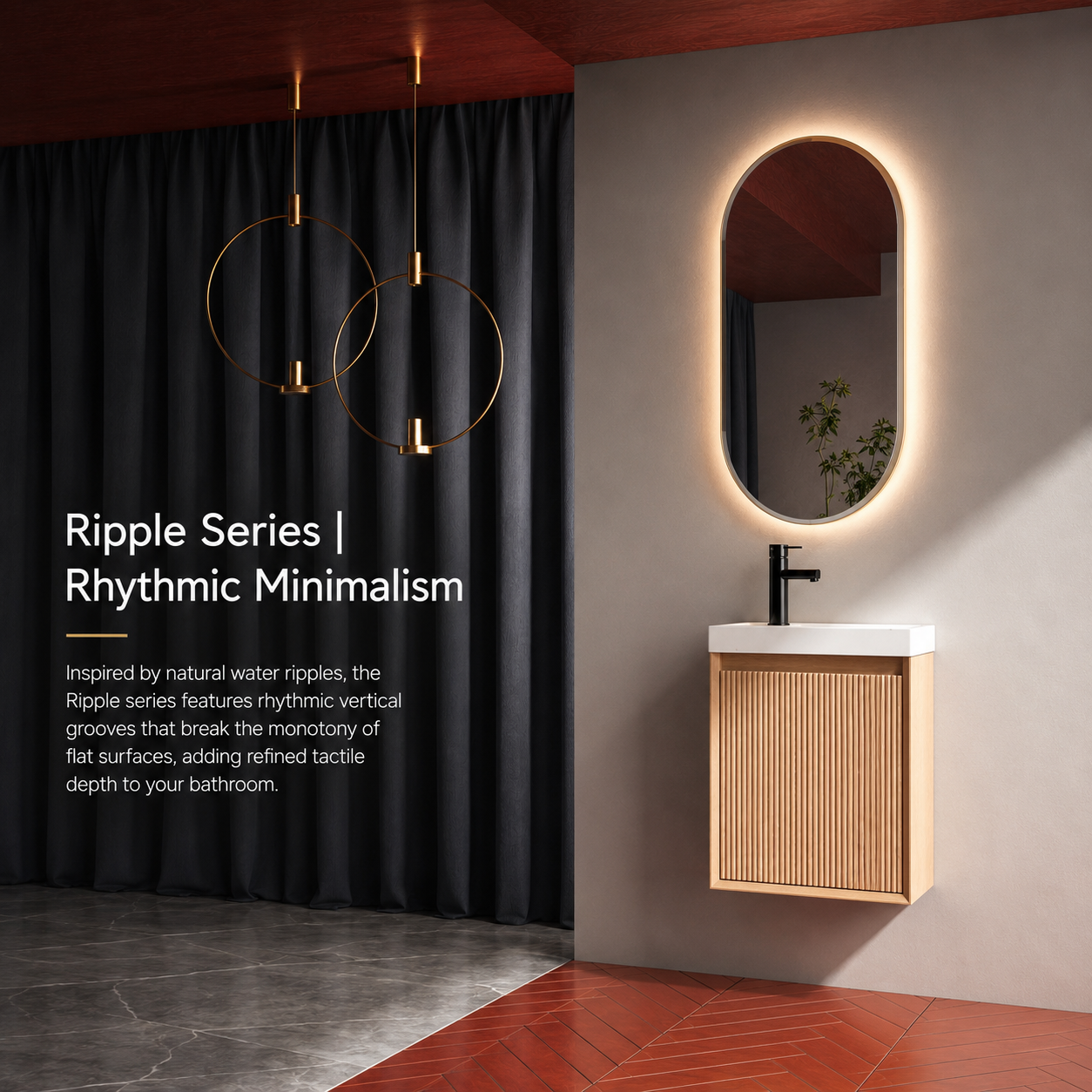 Ripple 18.5" Floating Vanity (RTA)