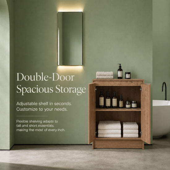 Cube Bathroom Cabinet— Mix & Match Freestanding Vanities, Side Cabinets & Top Cabinets (RTA)