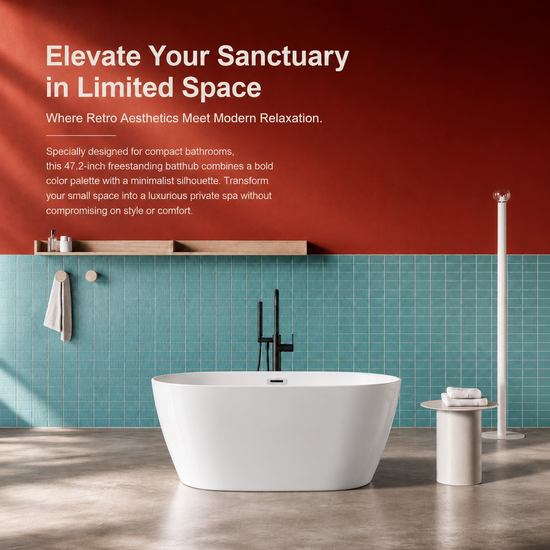 47" Acrylic Freestanding Bathtub