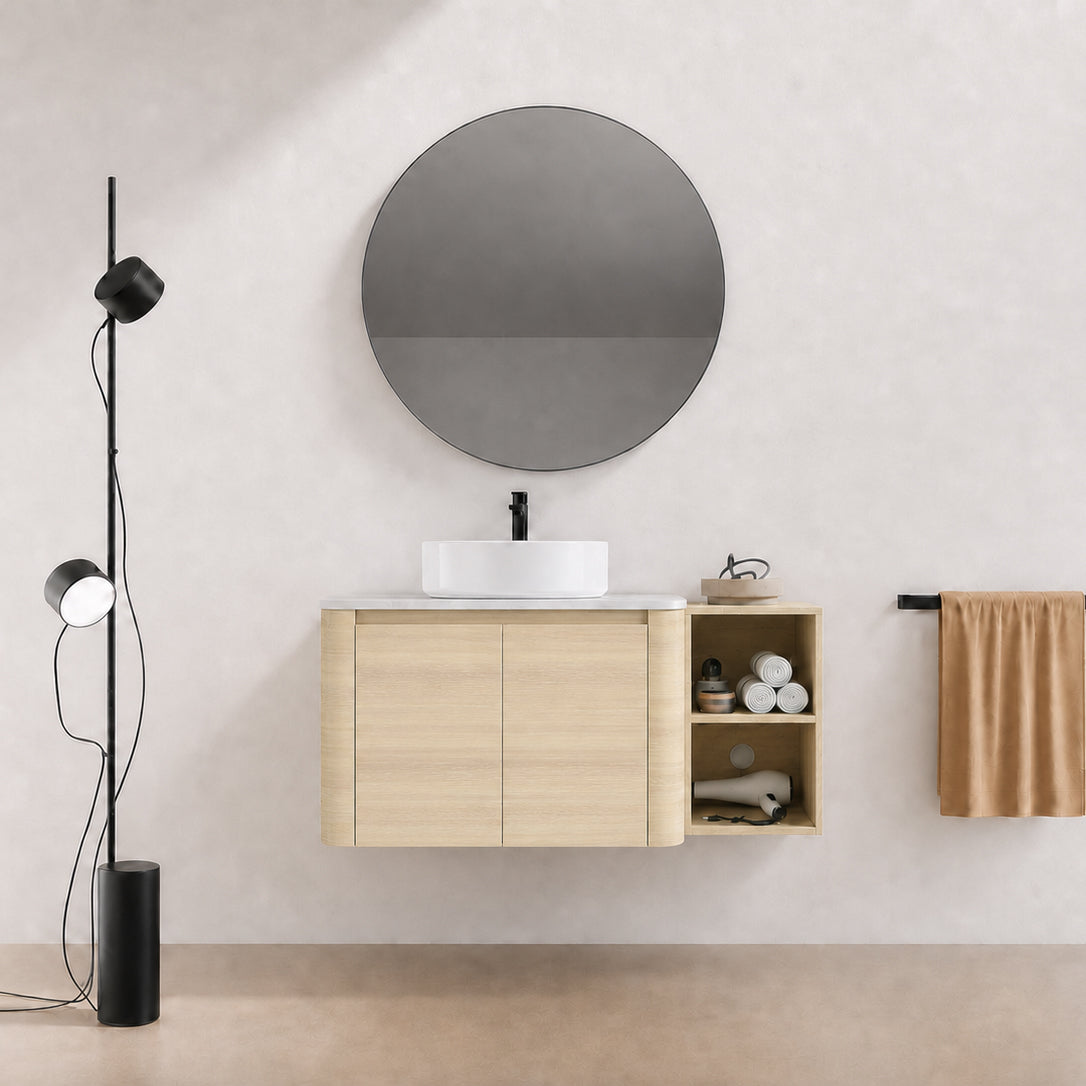 Curvo 30"/42"/54"/72" Floating Vanity (RTA)