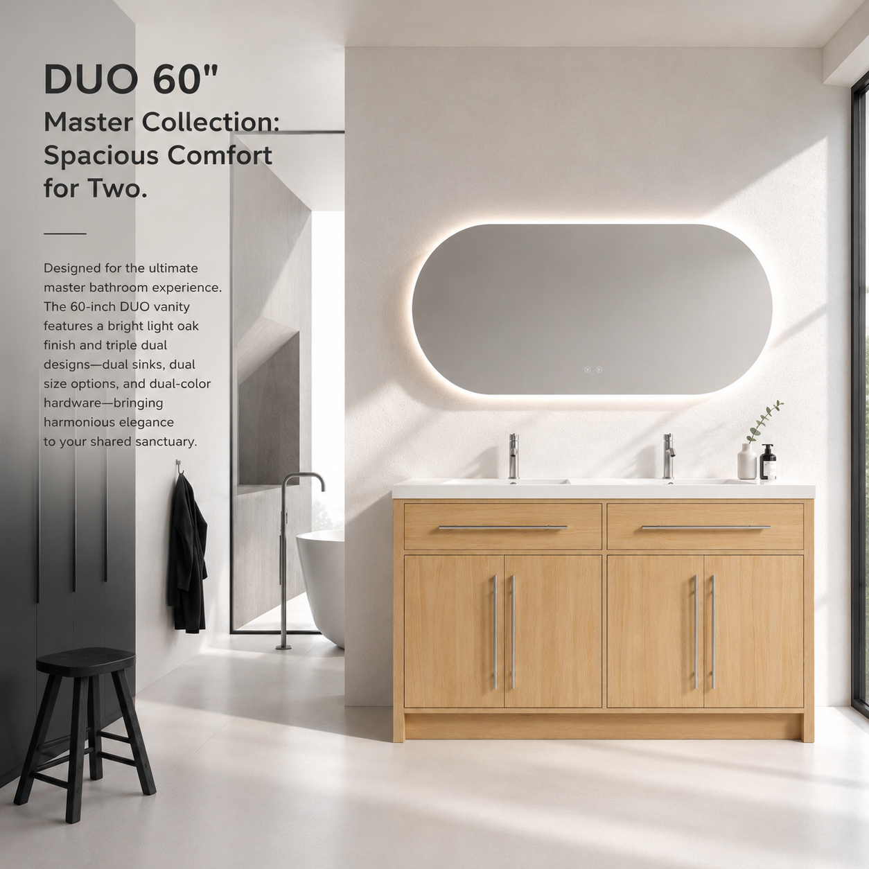 DUO 48"/60" Freestanding Vanity (RTA)