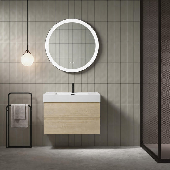 Thick 24"/30"/36" Floating Vanity (RTA)