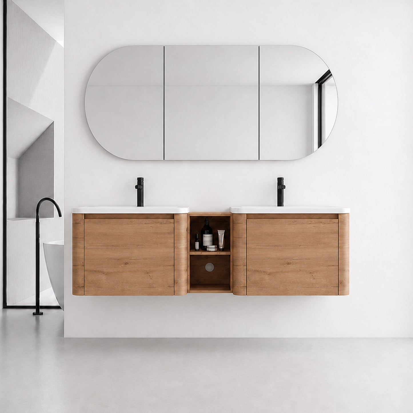 Curvo 28"/40"/68" Floating Vanity (RTA)