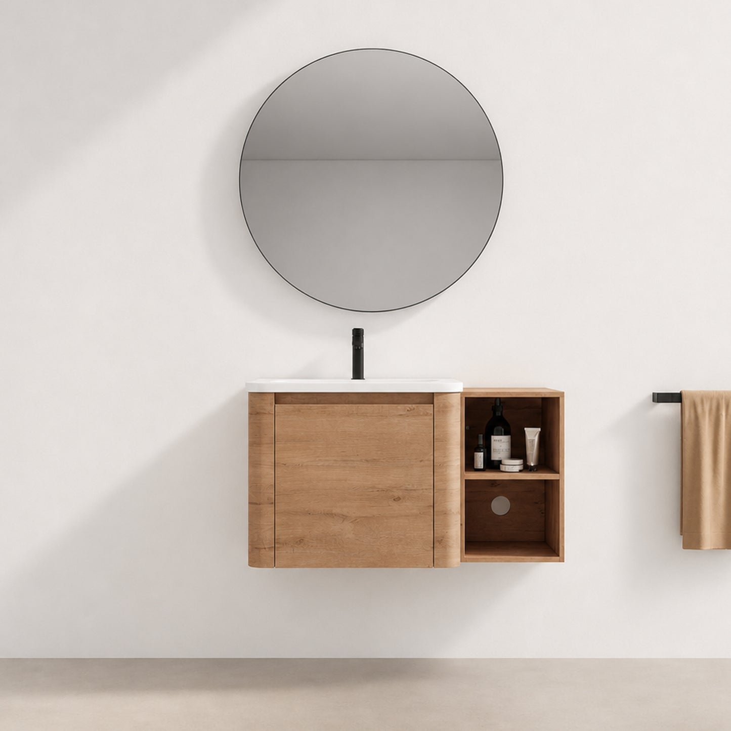 Curvo 24"/36"/60" Floating Vanity (RTA)