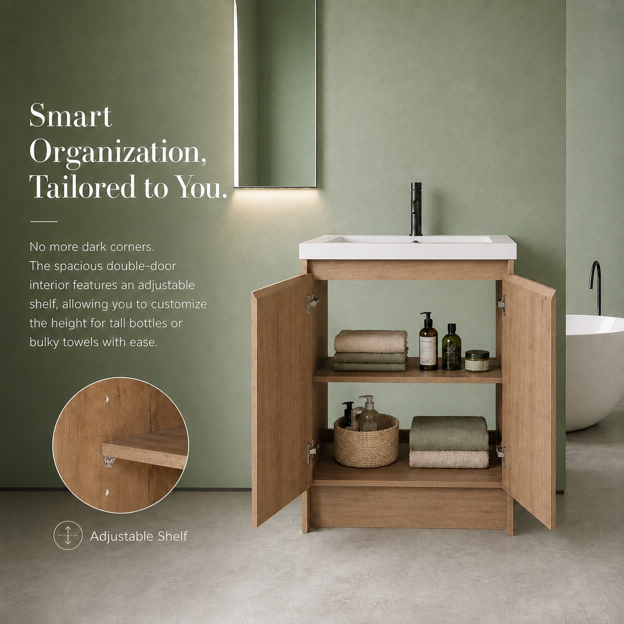 Cube Bathroom Cabinet— Mix & Match Freestanding Vanities, Side Cabinets & Top Cabinets (RTA)