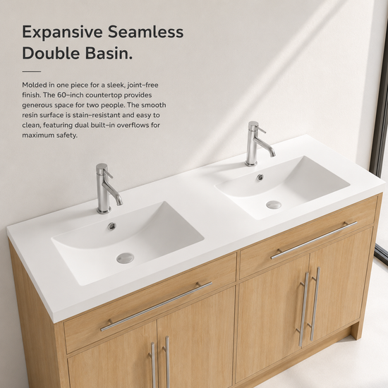 DUO 48"/60" Freestanding Vanity (RTA)