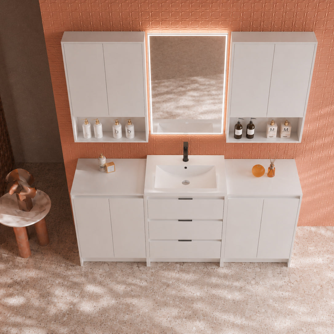 Cube 72" Freestanding Vanity (RTA)