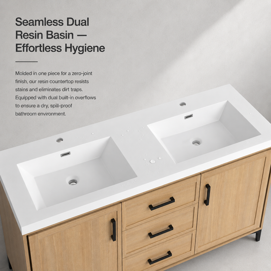VOSS 60" Freestanding Vanity (Assembled)