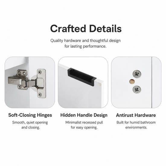 Cube 24" / 36" / 48" Floating Vanity (RTA)