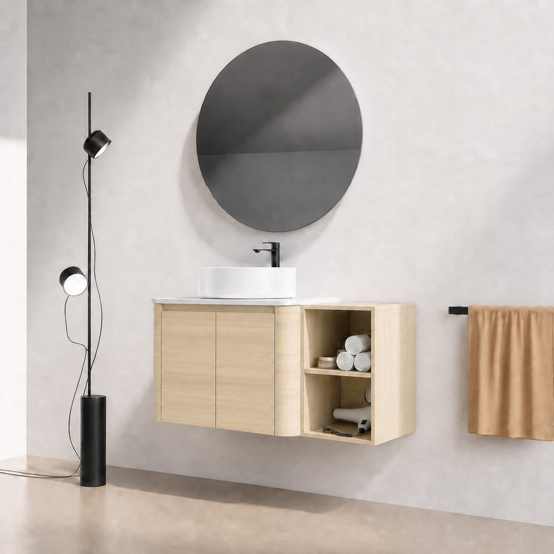Curvo 30"/42"/54"/72" Floating Vanity (RTA)