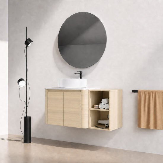 Curvo 30"/42"/54"/72" Floating Vanity (RTA)