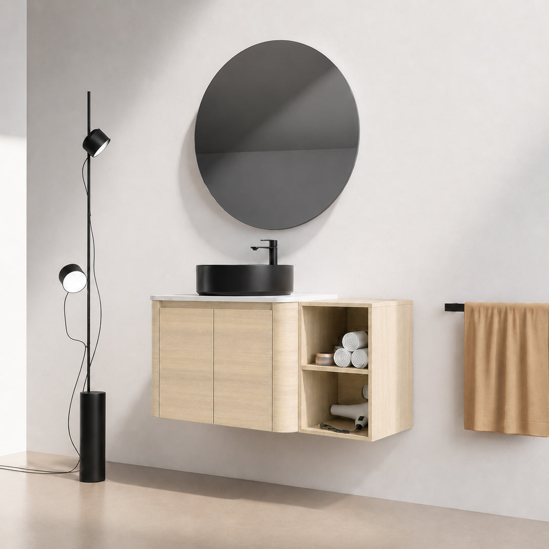 Curvo 30"/42"/54"/72" Floating Vanity (RTA)