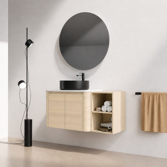 Curvo 30"/42"/54"/72" Floating Vanity (RTA)